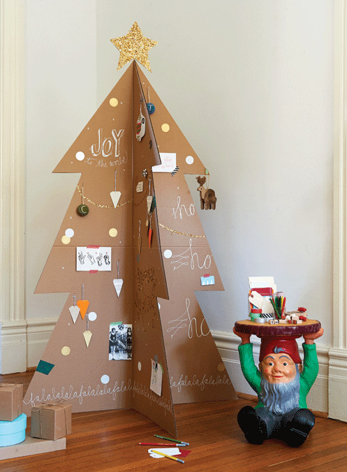 DIY Cardboard Christmas Trees
 How to make a modern cardboard Christmas tree Chatelaine