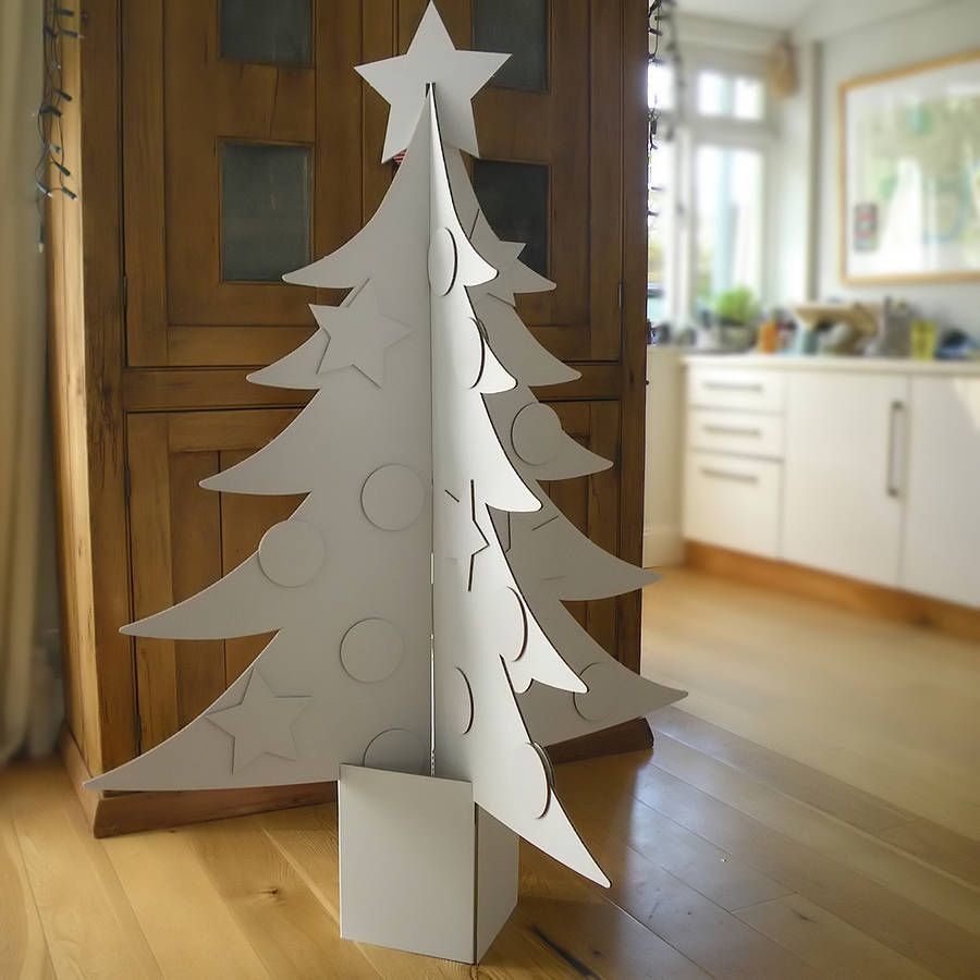 DIY Cardboard Christmas Trees
 Giant Cardboard Christmas Tree