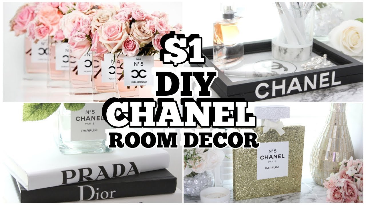 DIY Chanel Room Decor
 $1 CHANEL DOLLAR TREE 4 DIY HACKS ROOM DECOR