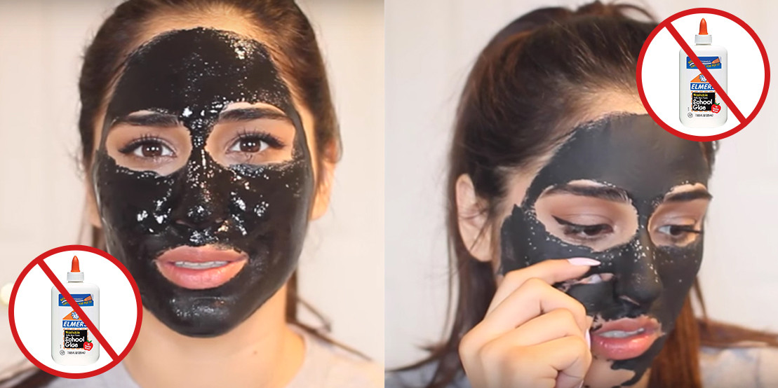 DIY Charcoal Mask Glue
 Dangers of the Elmer s Glue Charcoal Face Mask DIY Face