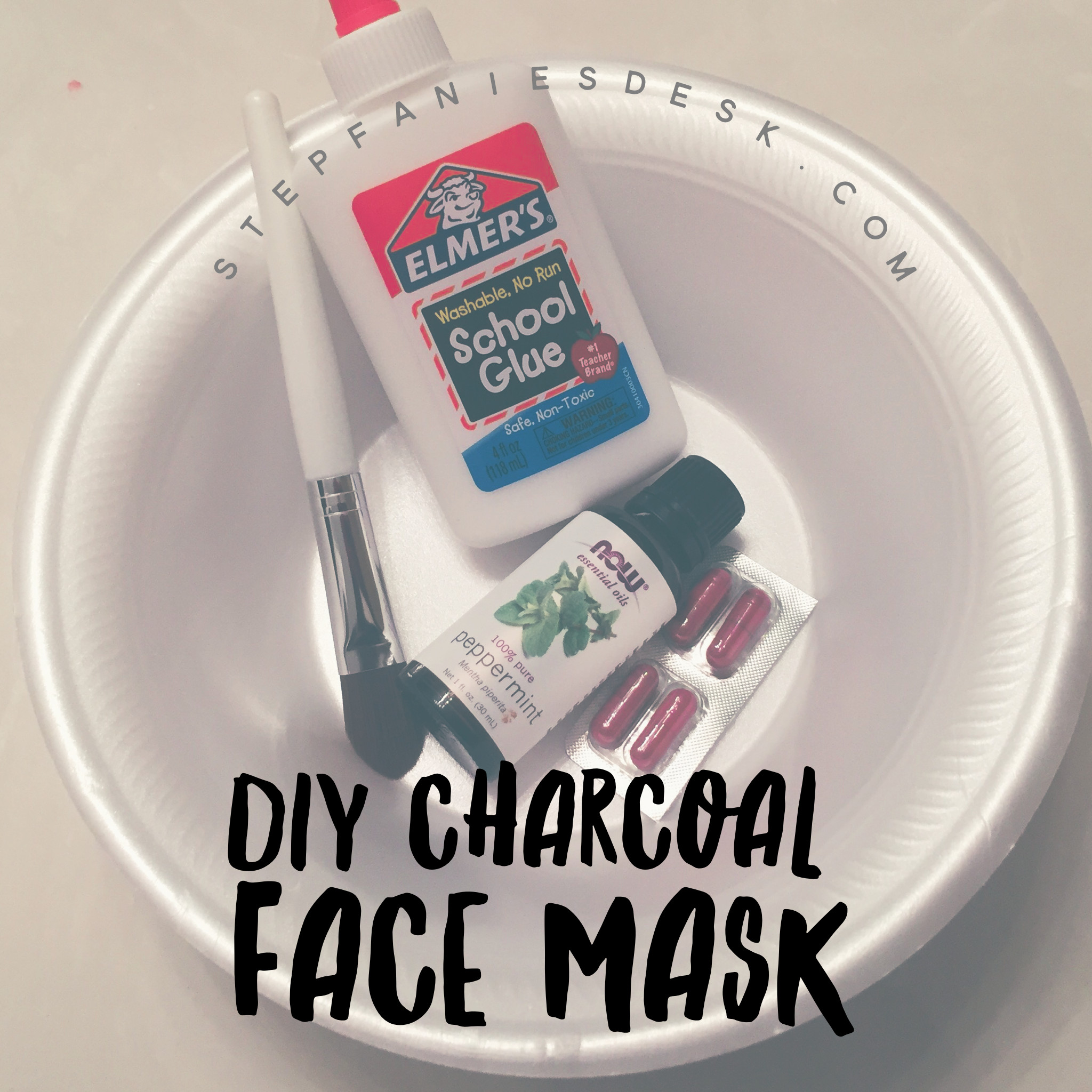 DIY Charcoal Mask Glue
 DIY Charcoal Face Mask
