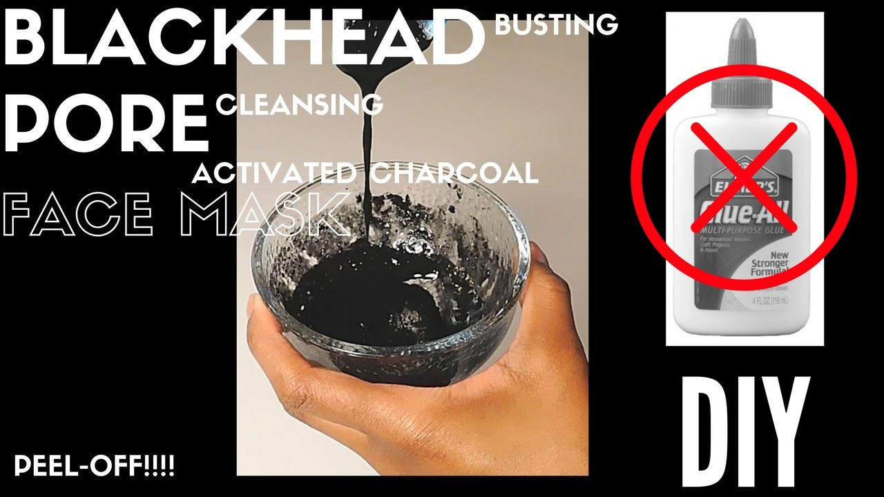 DIY Charcoal Mask Glue
 GET OUT OF MY FACE Make DIY Activated Charcoal Peel