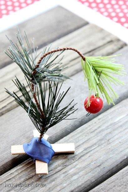 DIY Charlie Brown Christmas Tree
 316 best Housing A Forest Activities images on Pinterest