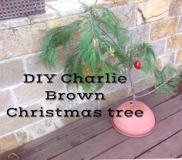 DIY Charlie Brown Christmas Tree
 Charlie Brown Christmas Tree Homemade