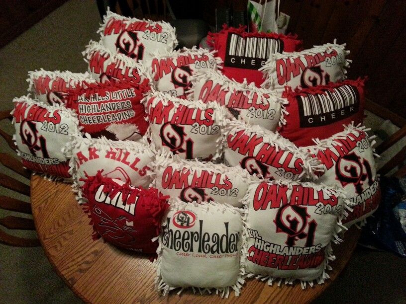 DIY Cheer Gifts
 End of the year t for cheerleaders I just asked each