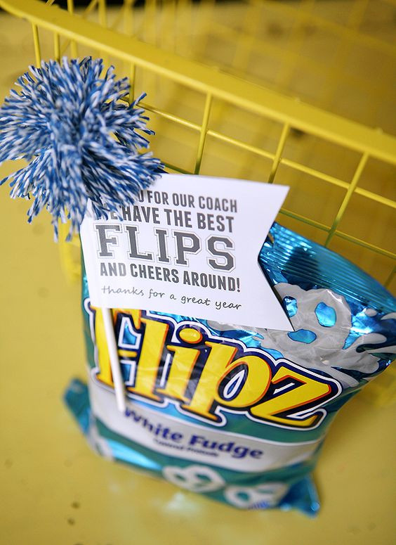 DIY Cheerleading Gifts
 Cheerleading ts Homemade and Cheer snacks on Pinterest