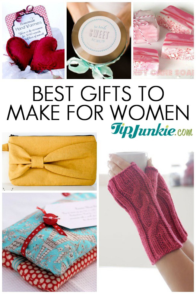 DIY Christmas Gifts For Women
 18 Best Gifts to Make for Women present ideas Tip Junkie
