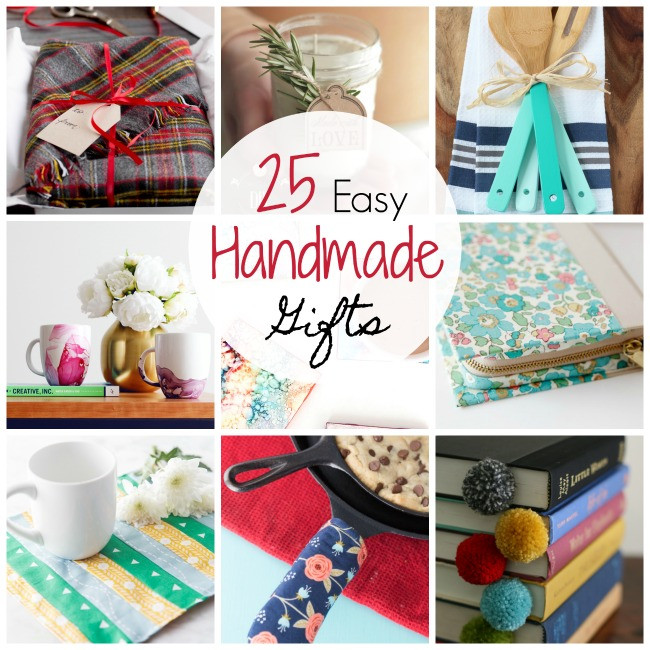 DIY Christmas Gifts For Women
 25 Quick and Easy Homemade Gift Ideas Crazy Little Projects
