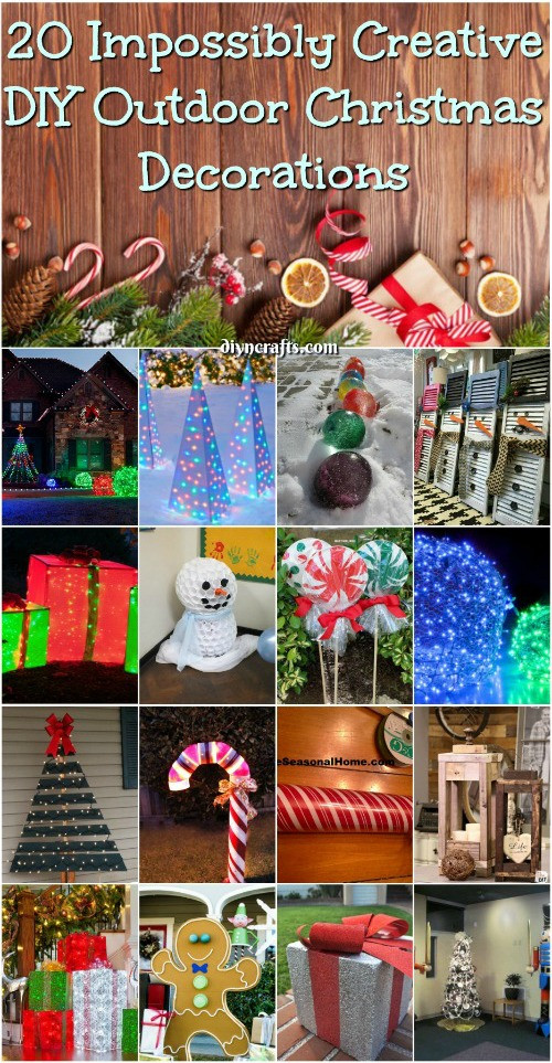 DIY Christmas Lawn Decorations
 20 Impossibly Creative DIY Outdoor Christmas Decorations
