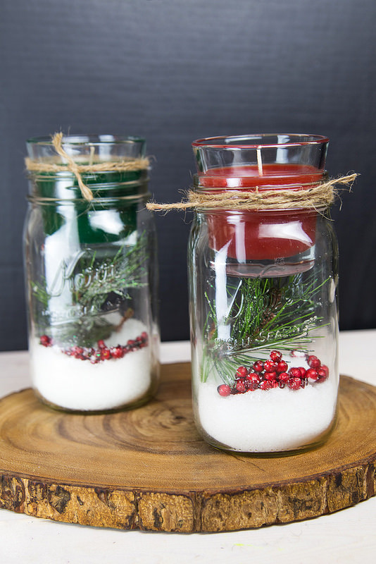 DIY Christmas Mason Jars
 Mason Jar Christmas Decorating Ideas Clean and Scentsible