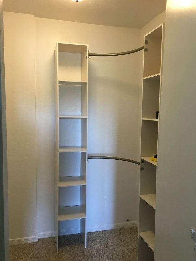 DIY Closet Organizer
 Corner Closet DIY