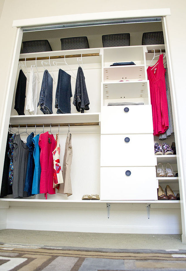 DIY Closet Organizer
 DIY Closet Kit for Under $50