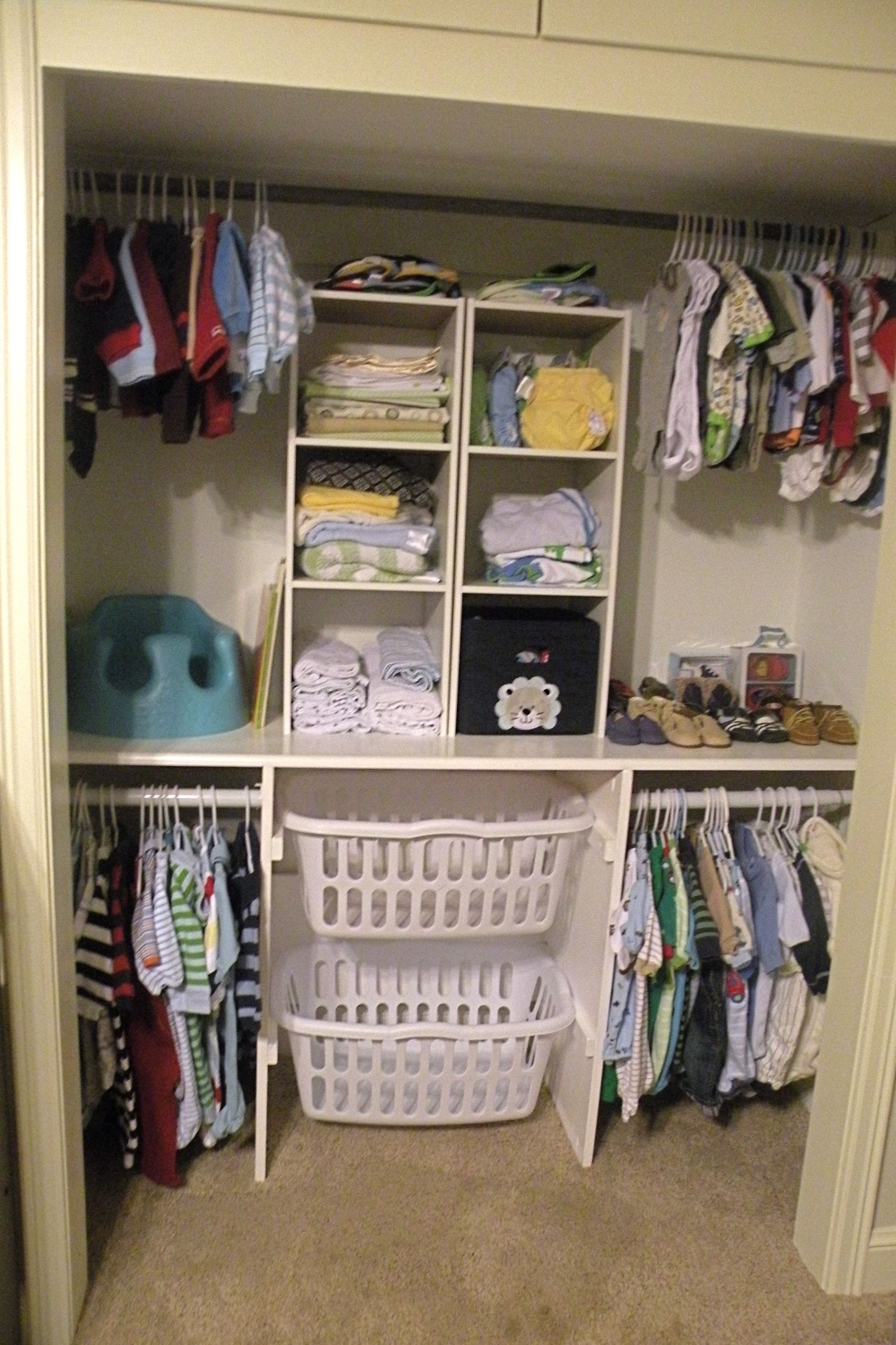 DIY Closet Organizing Ideas
 Baby Closet How to