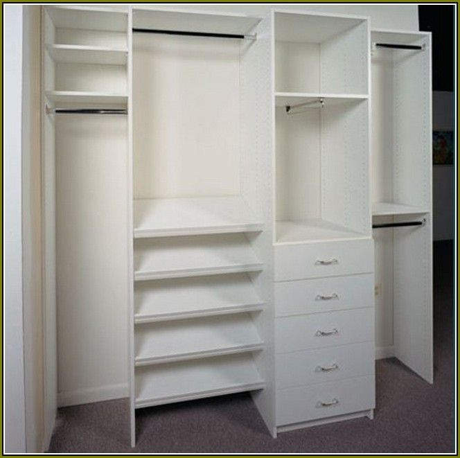DIY Closet System Plans
 Reach In Closet Organizers Do It Yourself Best Home