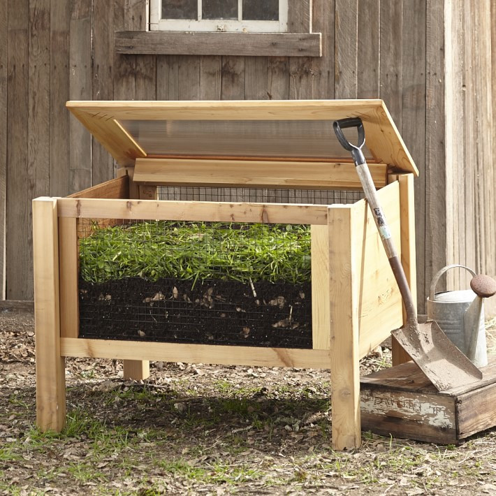 DIY Compost Bin Wood
 10 Easy Pieces Wood post Bins Gardenista