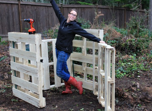 DIY Compost Bin Wood
 DIY How to Build a post Bin Out of Wood Pallets e