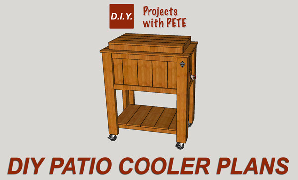 DIY Cooler Box Plans
 DIY PATIO COOLER ICE CHEST PLANS Donation Optional