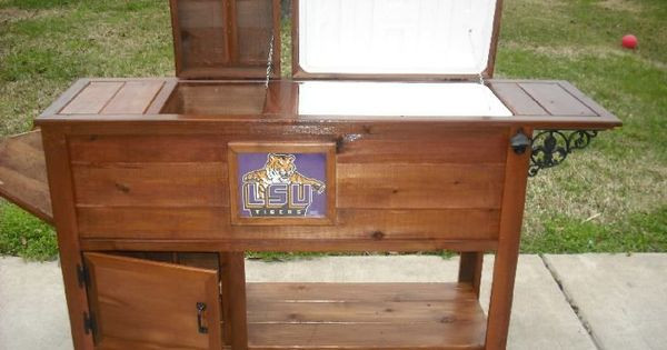 DIY Cooler Box Plans
 Wooden Ice Chests Stands