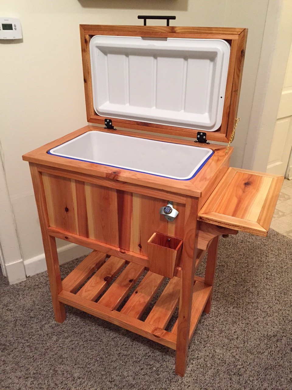 DIY Cooler Box Plans
 wooden cooler stand