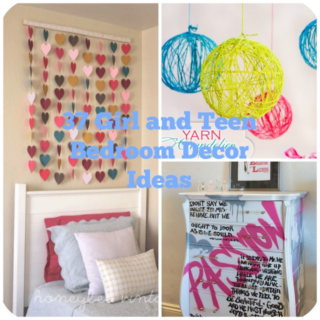 DIY Decor For Girls Room
 37 DIY Ideas for Teenage Girl s Room Decor