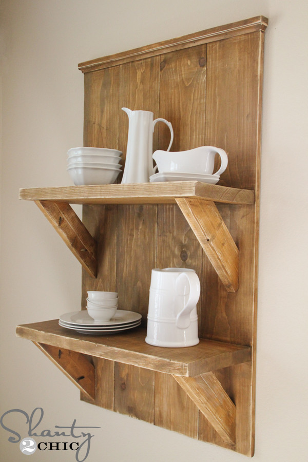 DIY Decorative Shelf
 Check Out My Easy DIY Shelf Made from Reclaimed Wood