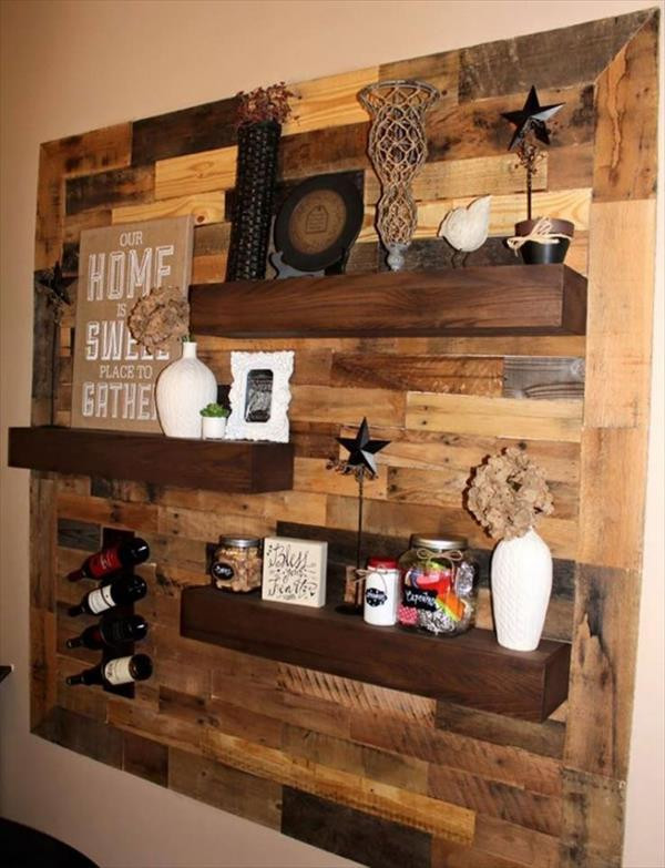 DIY Decorative Shelf
 96 DIY Wooden Pallets Decorative Shelf Ideas