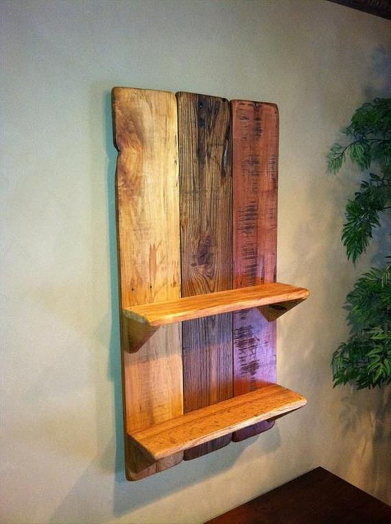 DIY Decorative Shelf
 Items similar to Pallet shelf shelves wall shelves rustic