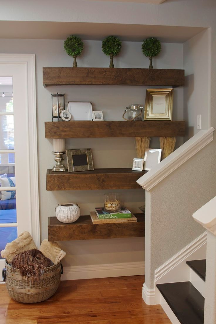 DIY Decorative Shelf
 Simple DIY Floating Shelves Tutorial Decor Ideas