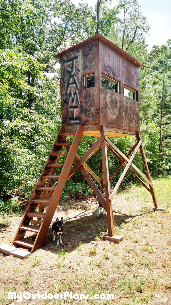 pictures of homemade tree stands