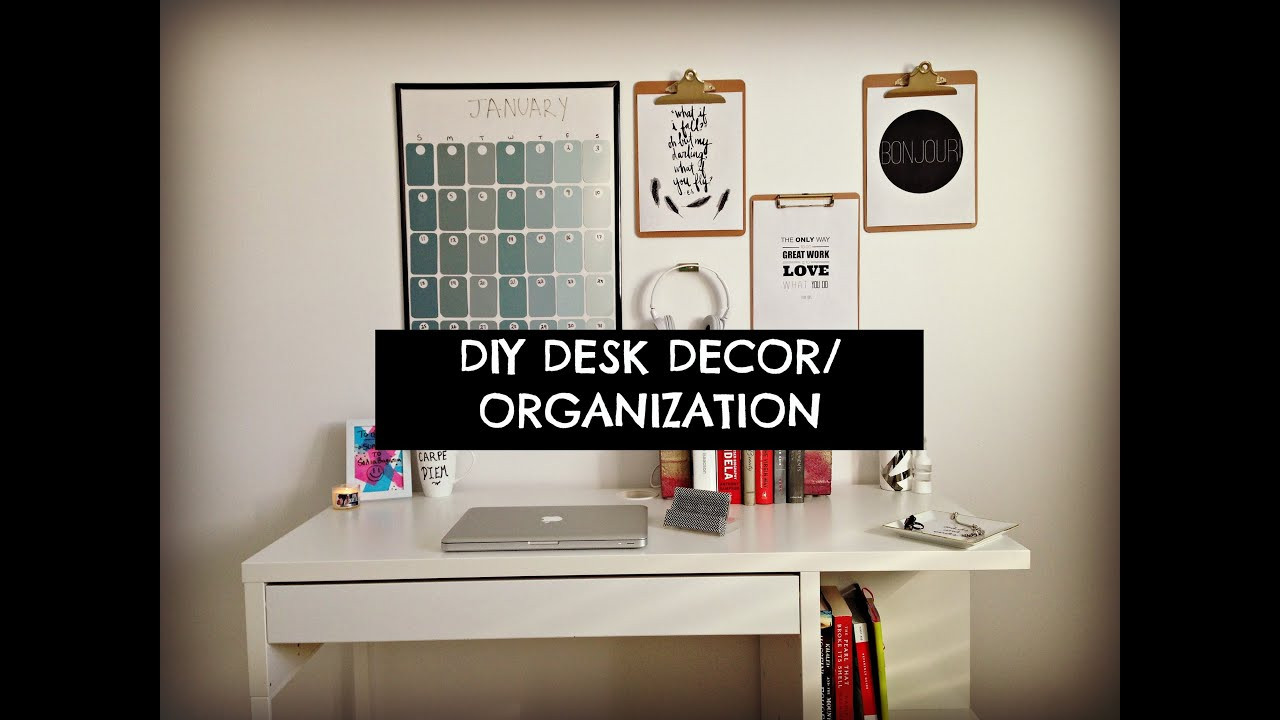 DIY Desk Decor Ideas
 Cute Cheap and Easy DIY Desk Decor & Organization