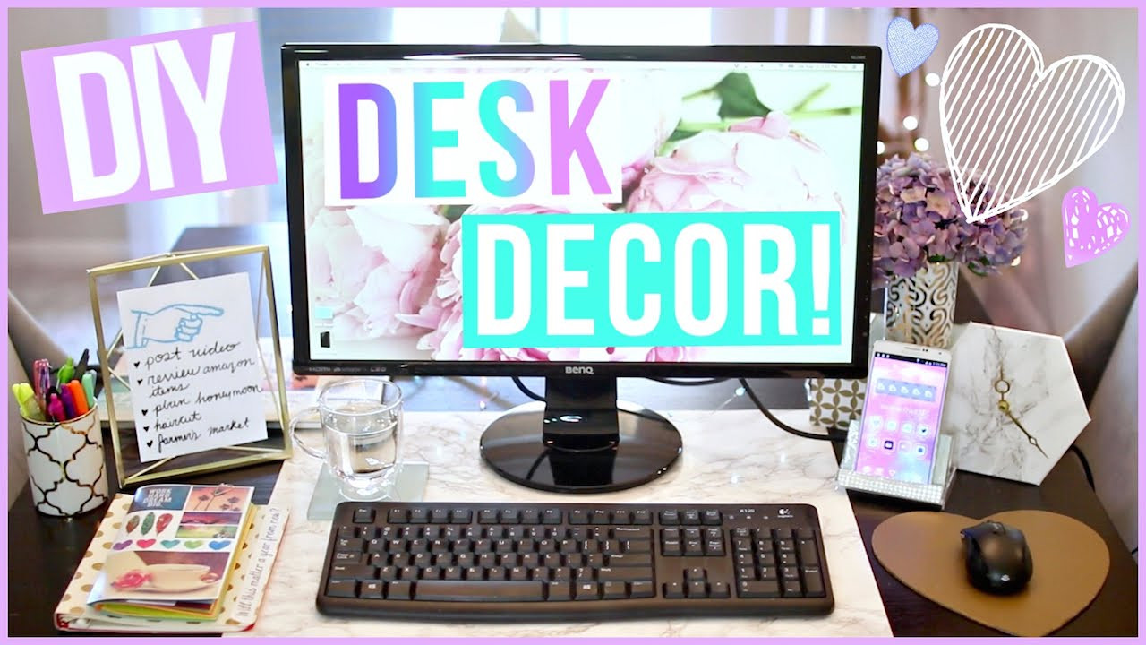 DIY Desk Decor Ideas
 DIY Desk Decor Ideas ♡ Desk Makeover Part 1
