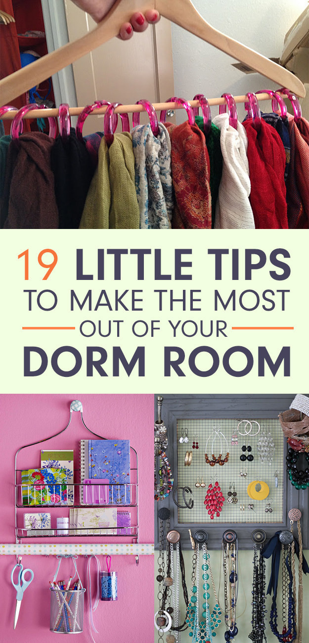 DIY Dorm Organization
 19 Dorm Room Tips That ll Get You Instantly Organized