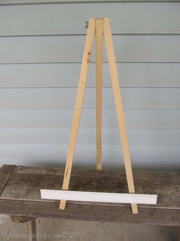 DIY Easel Plans
 Build DIY How to make a simple easel stand Plans Wooden