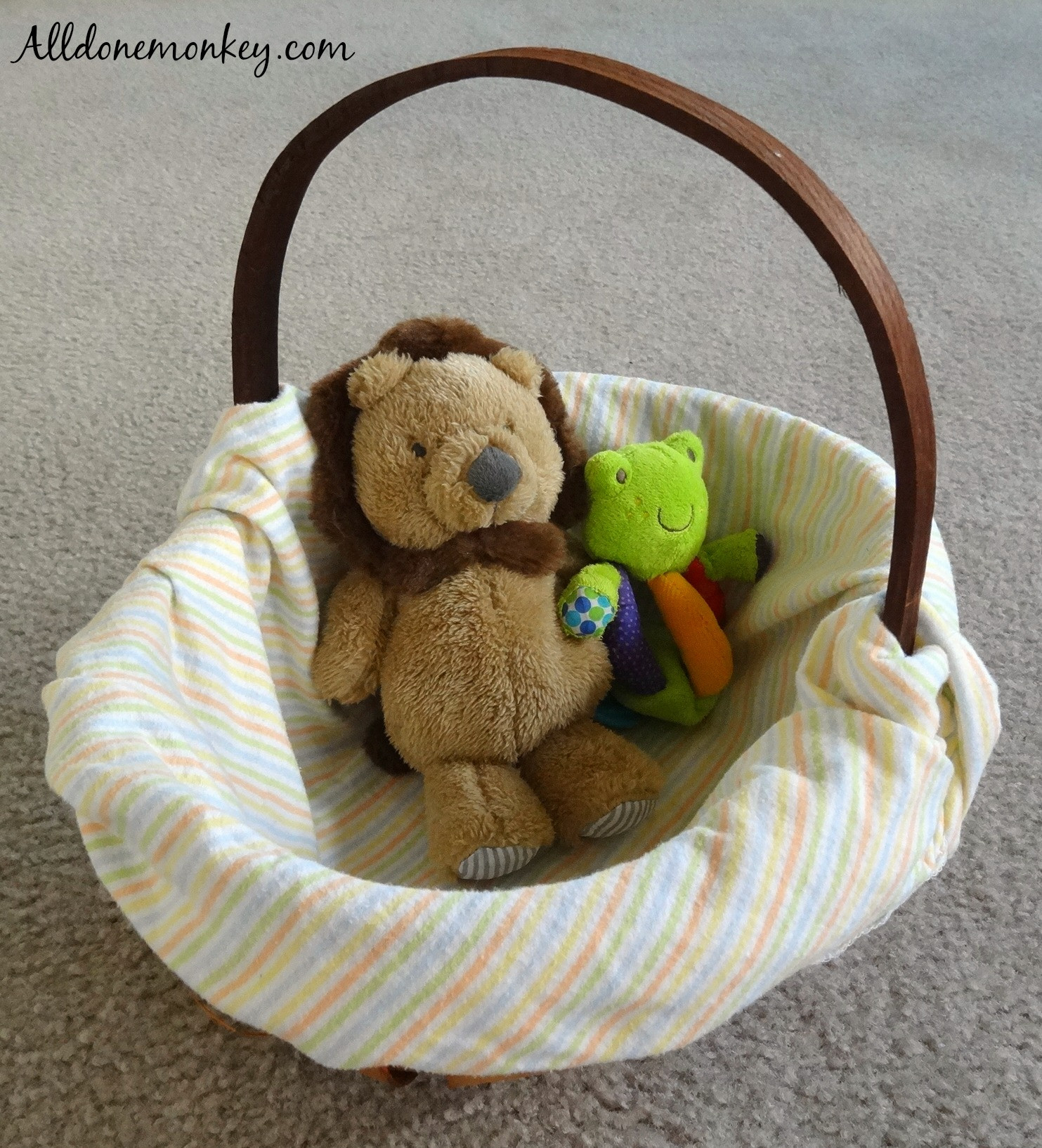 DIY Easter Basket For Toddler
 DIY Easter Basket for Baby All Done Monkey