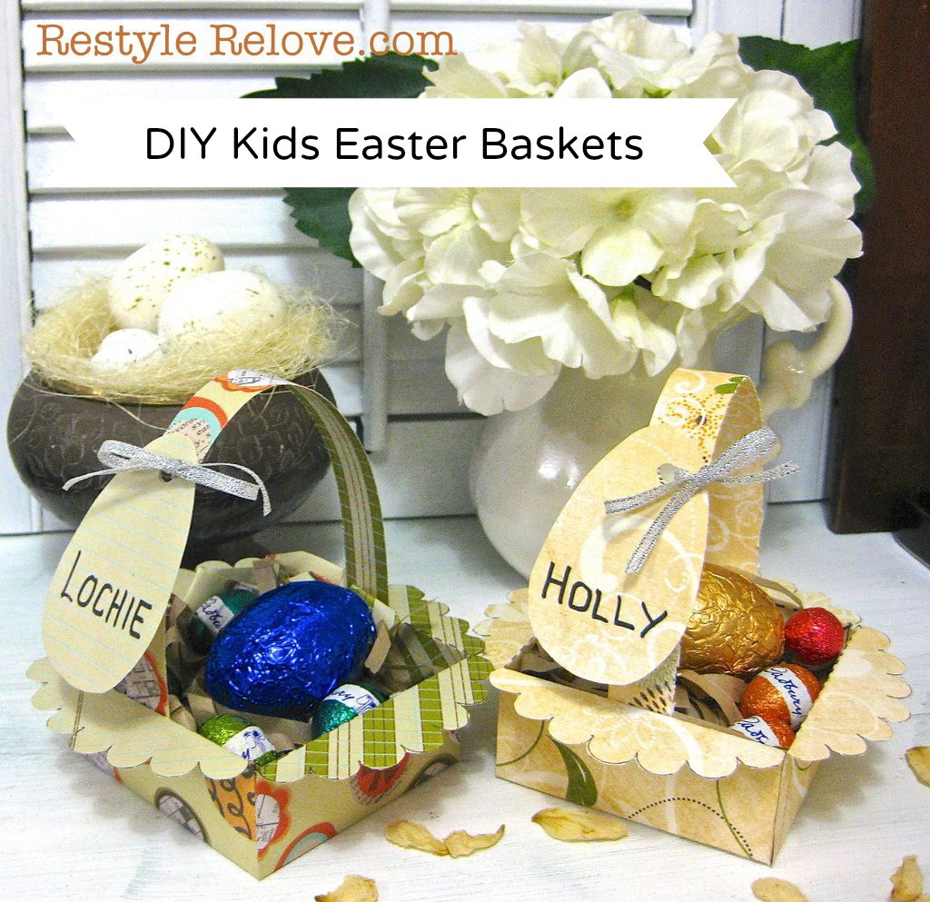 DIY Easter Basket For Toddler
 DIY Kids Easter Baskets