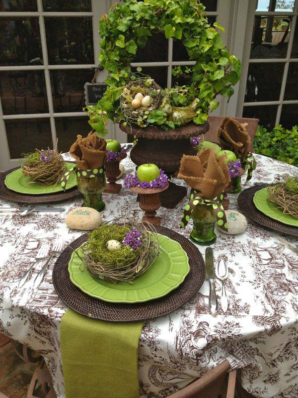 DIY Easter Christian Table Decorations
 Top 47 Lovely and Easy to Make Easter Tablescapes