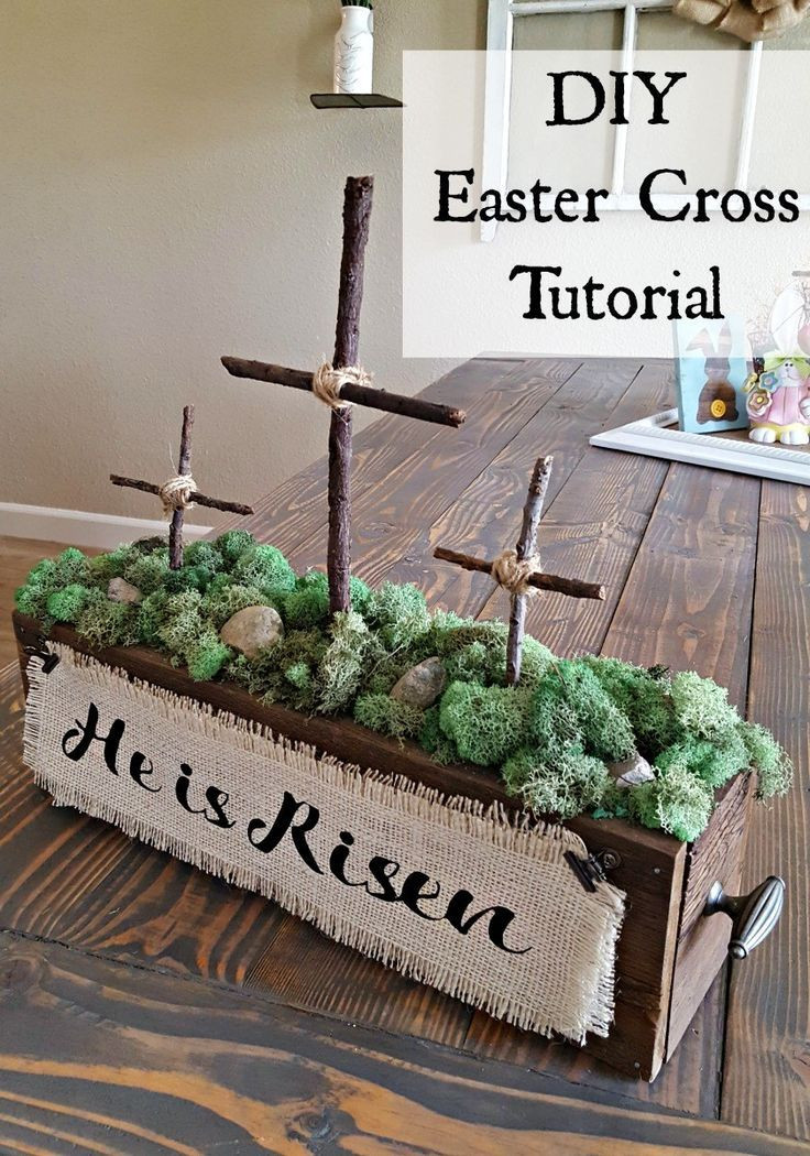 DIY Easter Christian Table Decorations
 How to Make a Wooden Cross for Beautiful Decor