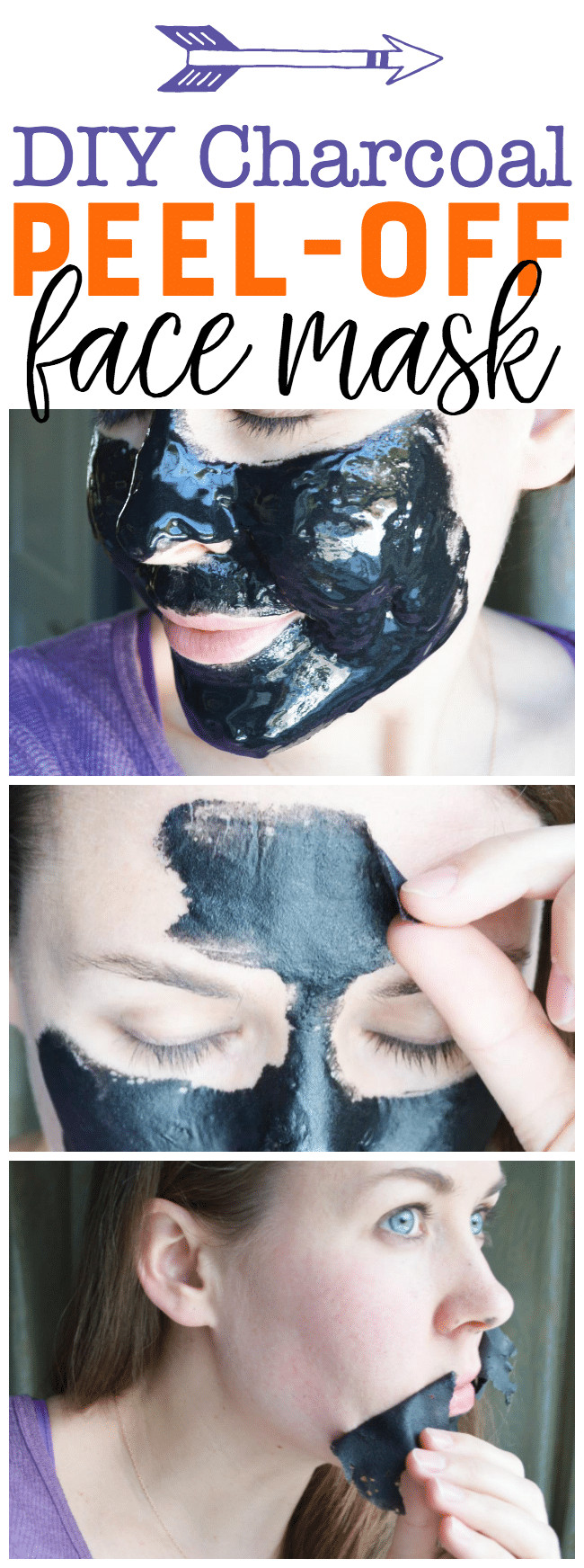 DIY Egg White Peel Off Mask
 DIY Charcoal Peel f Mask Easy Blackhead Busting Mask