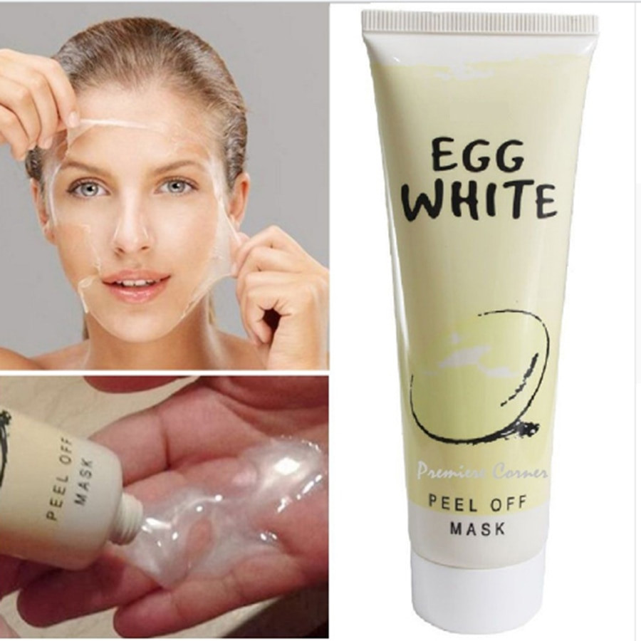 DIY Egg White Peel Off Mask
 1Pcs New EGG WHITE PEEL OFF FACE MASK Pore Blackhead