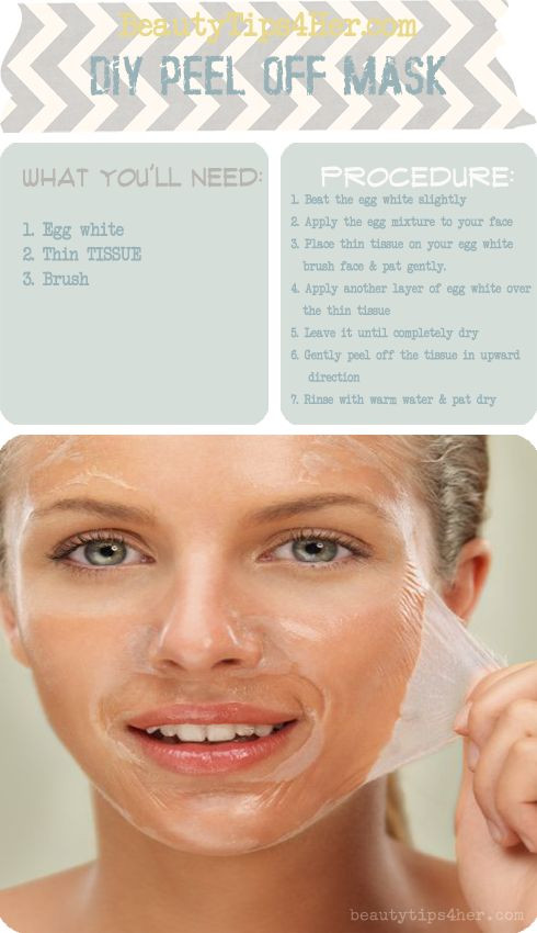 DIY Egg White Peel Off Mask
 17 images about diy face masks on Pinterest