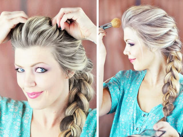 DIY Elsa Hair
 Top 10 Cute Frozen Hairstyles for La s SheIdeas