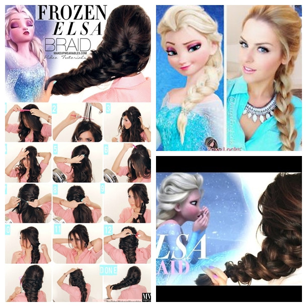 DIY Elsa Hair
 Wonderful DIY Disney Frozen Elsa s Hairstyle