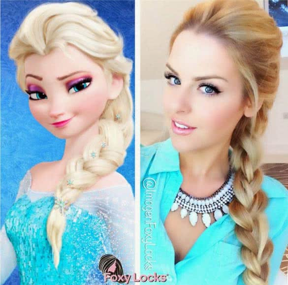 DIY Elsa Hair
 3 Ways To Style Yourself Like Elsa From ‘Frozen’
