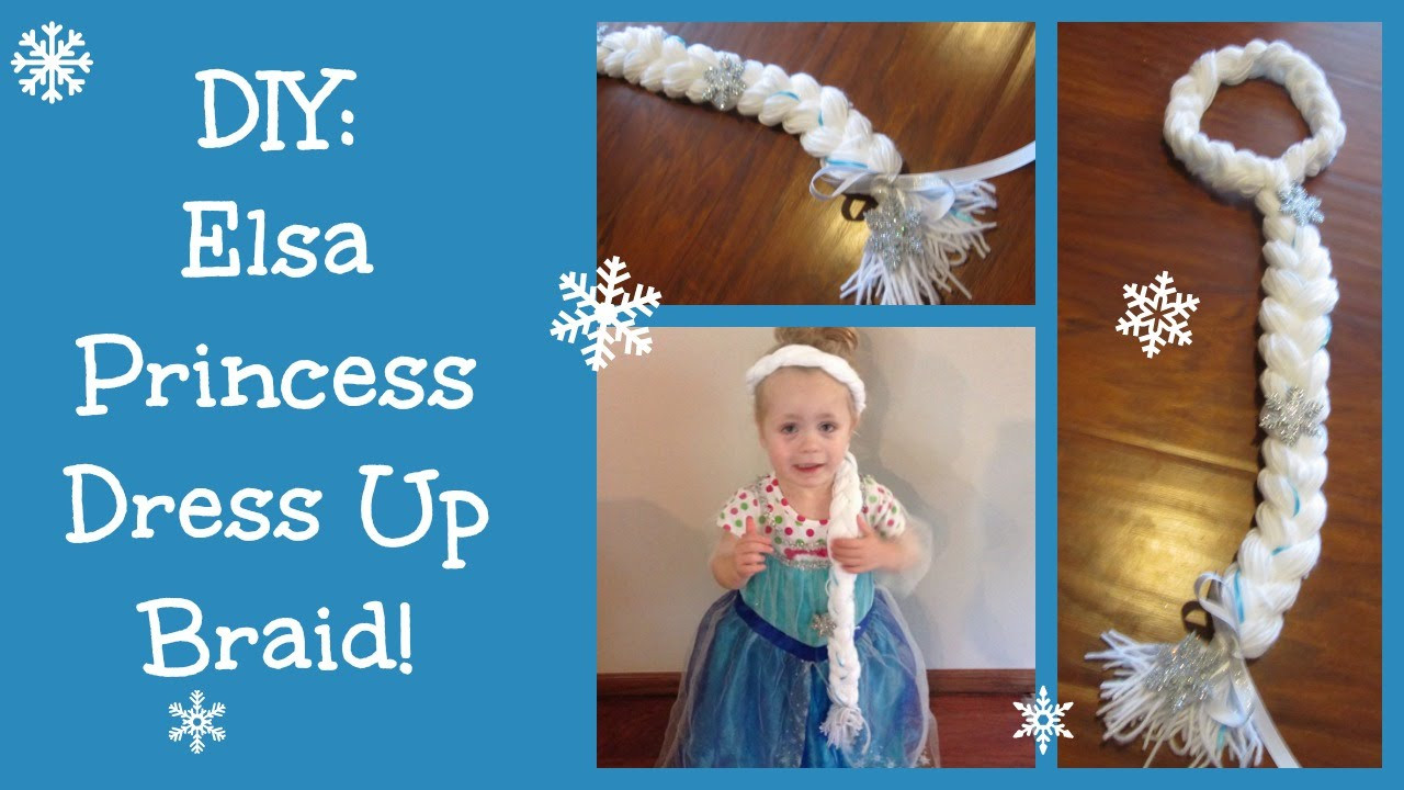 DIY Elsa Hair
 DIY Elsa Frozen Princess Dress Up Braid