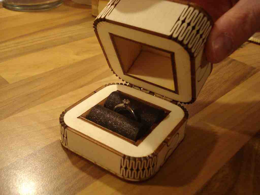 DIY Engagement Ring Box
 Diy Engagement Ring Box Wedding and Bridal Inspiration