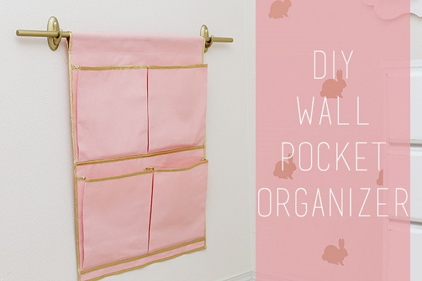 DIY Fabric Organizer
 Tutorial Hanging pocket organizer – Sewing