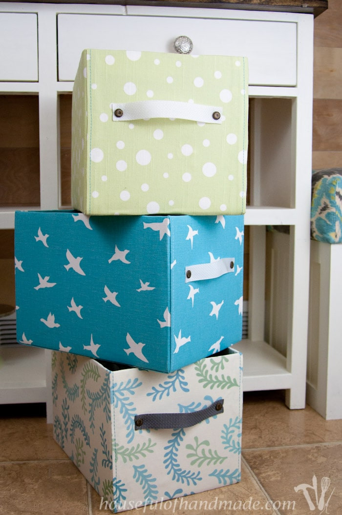 DIY Fabric Organizer
 Sew Can Do It s Time for the Craftastic Monday Link Party