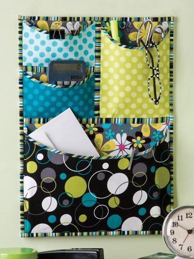 DIY Fabric Organizer
 Sewing Secrets 6 Projects For The Sewing Room 4 pocket