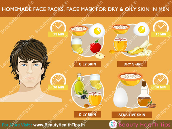 DIY Face Mask For Dry Skin
 Homemade face packs face mask for dry and oily skin in