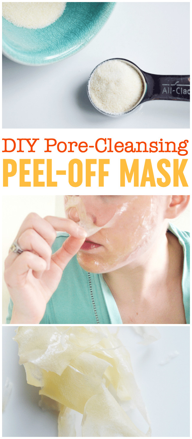 DIY Face Masks For Pores
 DIY Peel f Mask Pore Cleansing Blackhead Busting Face